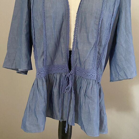 NWT Matilda Jane Hour By Hour Chambray Jacket Size Large - Picture 4 of 8